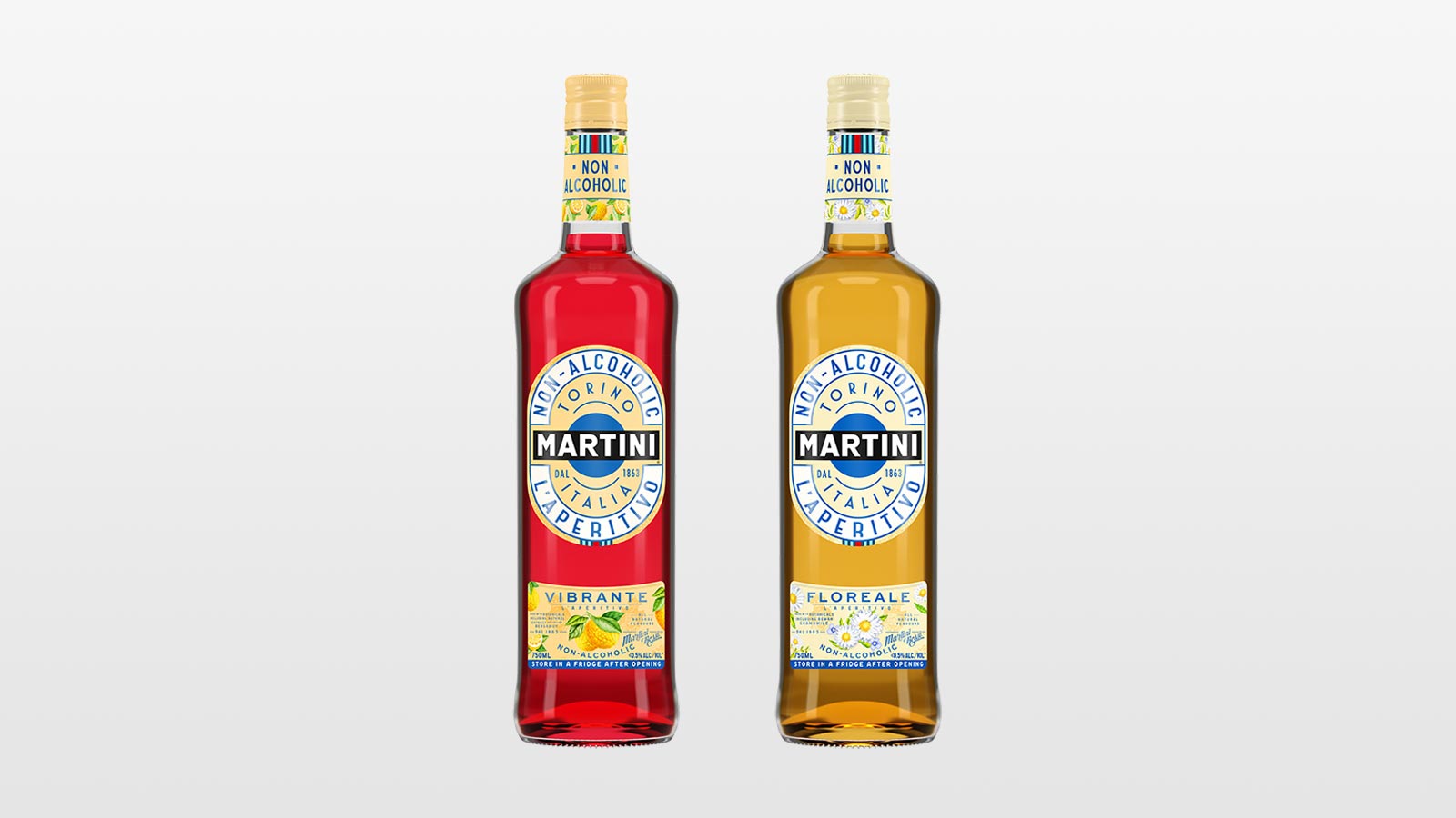 Alkoholfreie Aperitifs von Martini